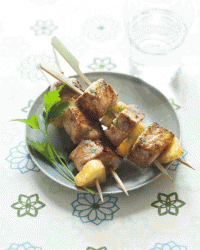 brochettes de porc