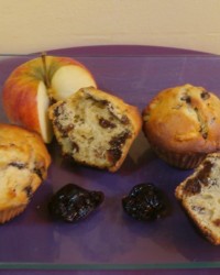 muffins pommes pruneaux